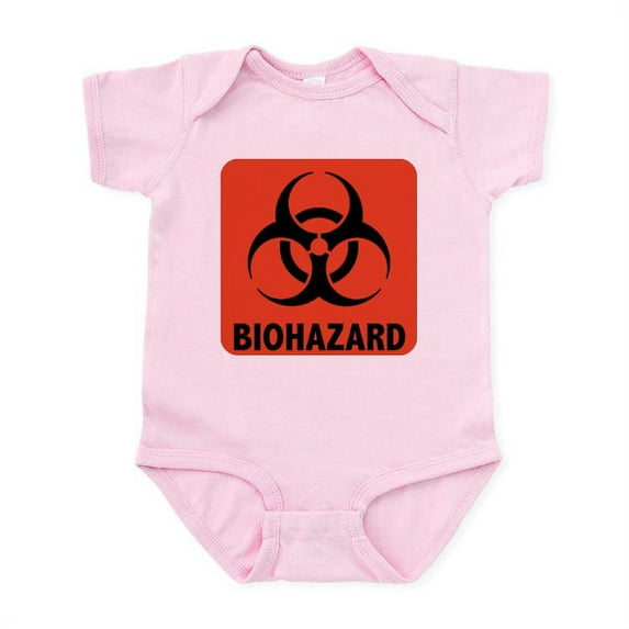 CafePress - Biohazard Warning Symbol Infant Bodysuit - Baby Light Bodysuit, Size Newborn - 24 Months