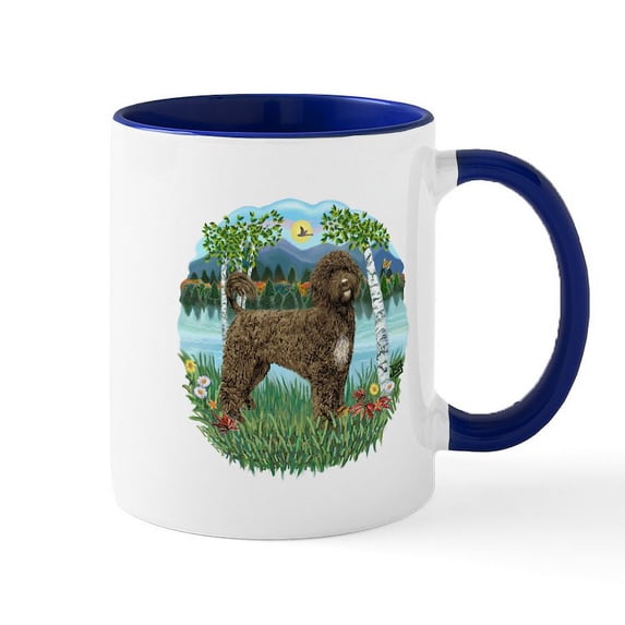 CafePress - Birches PWD(Brn) Mug - 11 oz Ceramic Mug - Novelty Coffee Tea Cup