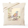 thumbnail image 1 of CafePress - Bird And Flowers Tote Bag - Unisex Canvas Tote Bag, Beige, 1-Piece, 1 of 8
