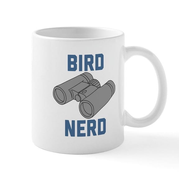 CafePress - Bird Nerd - 11 oz Ceramic Mug - Novelty Coffee Tea Cup