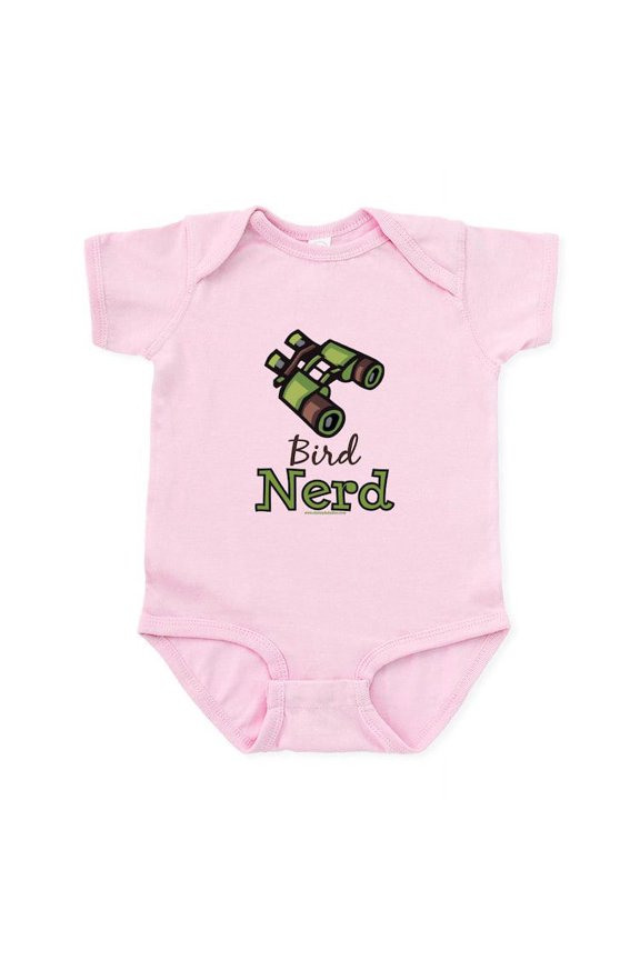 - Bird Nerd Birding Ornithology Infant Bodysuit - Baby Light Bodysuit, Size Newborn - 24 Months