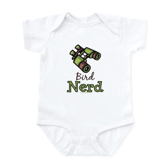 CafePress - Bird Nerd Birding Ornithology Infant Onesie - Baby Light Bodysuit, Size Newborn - 24 Months