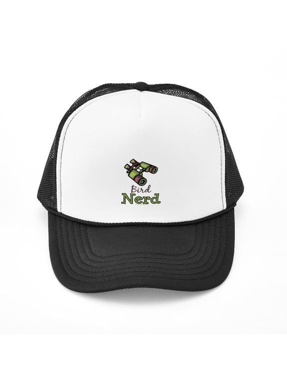 - Bird Nerd Birding Ornithology - Adjustable Unisex Printed Trucker Hat with Mesh Back