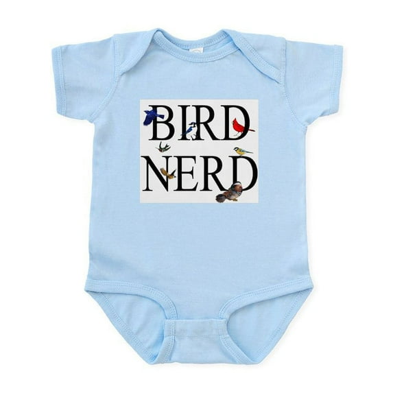 CafePress - Bird Nerd Infant Bodysuit - Baby Light Bodysuit, Size Newborn - 24 Months
