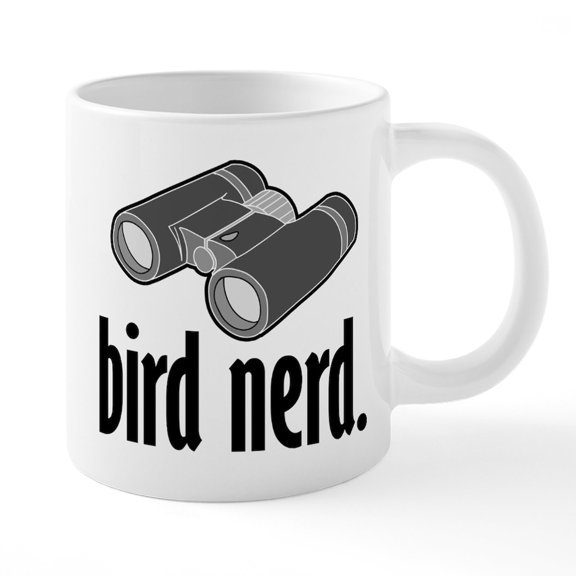 CafePress - Bird Nerd Mugs - 20 Oz White Ceramic Mega Mug