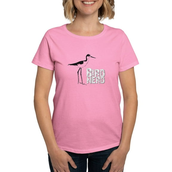 CafePress - Bird Nerd (Stilt) Women's Dark T Shirt - Women's Traditional Fit Dark T-Shirt