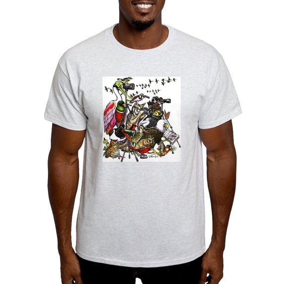 CafePress - Birders Ash Grey T Shirt - Men's Classic Graphic T-Shirt