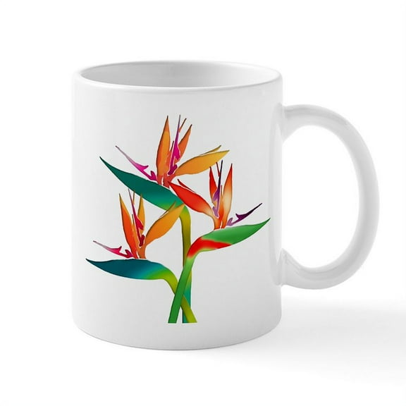 CafePress - Birds Of Paradise Trio Mugs - 11 oz Ceramic Mug - Novelty Coffee Tea Cup