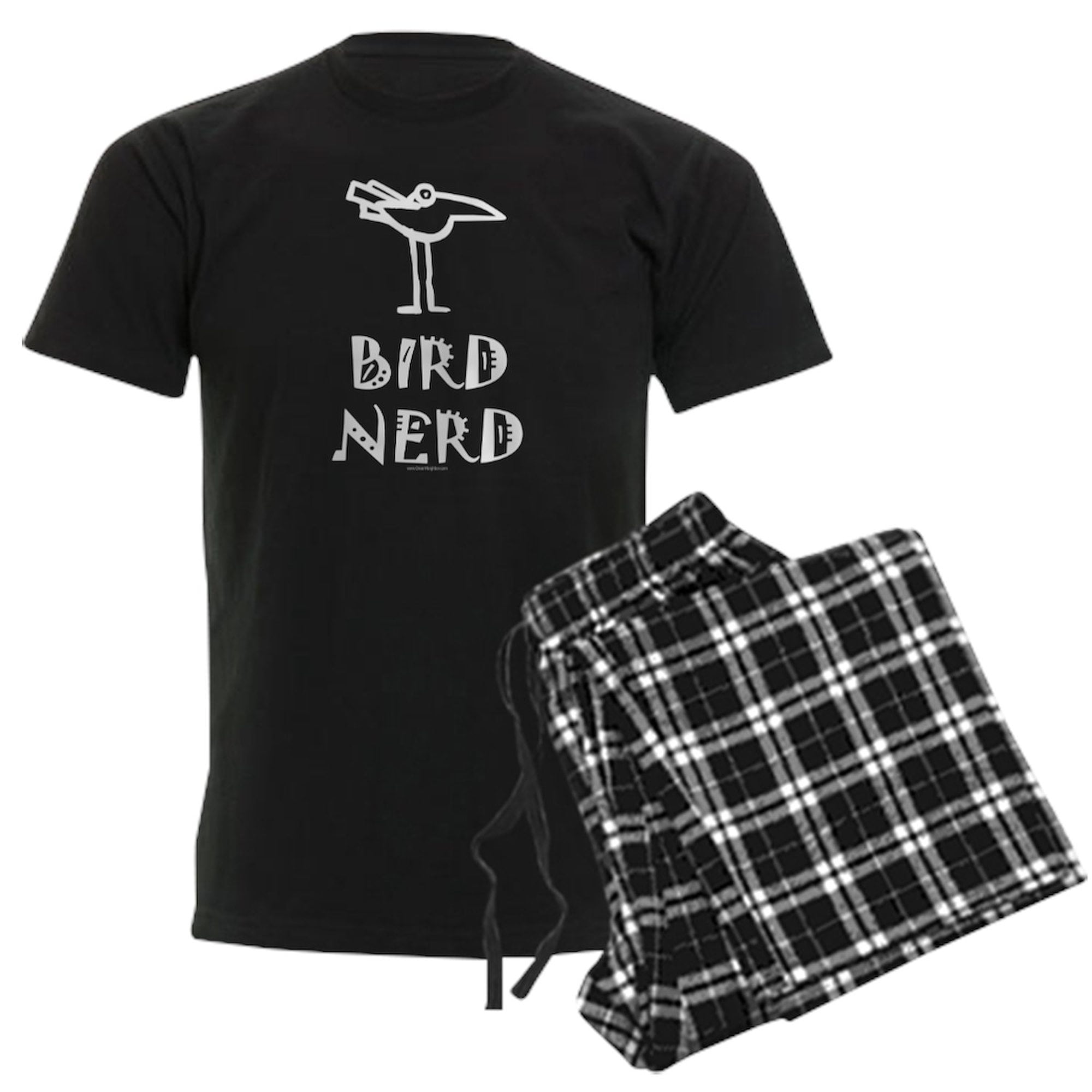 CafePress - Birdwatching Men's Dark Pajamas - Men's Dark Loose Fit ...