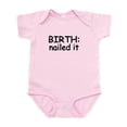 thumbnail image 1 of CafePress - Birth Nailed It Infant Bodysuit - Baby Light Bodysuit, Size Newborn - 24 Months, 1 of 4