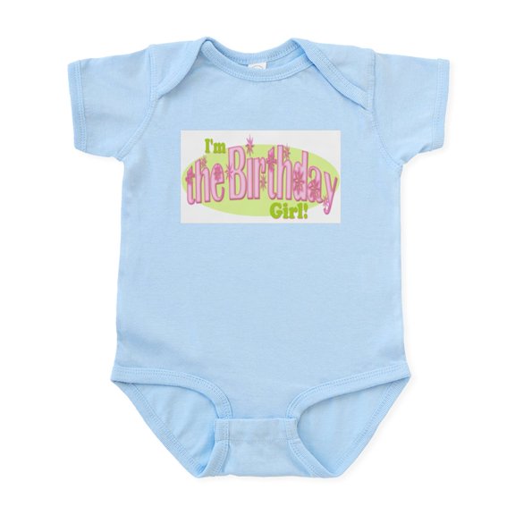 CafePress - Birthday Girl Infant Creeper - Baby Light Bodysuit, Size Newborn - 24 Months