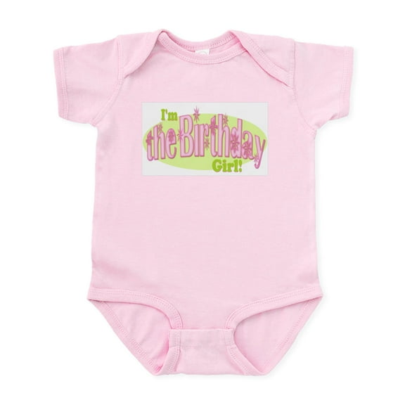 CafePress - Birthday Girl Infant Creeper - Baby Light Bodysuit, Size Newborn - 24 Months