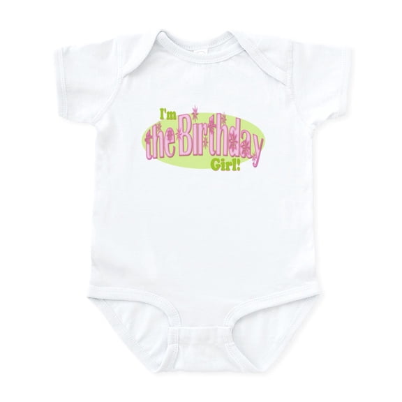 CafePress - Birthday Girl Infant Creeper - Baby Light Bodysuit, Size Newborn - 24 Months