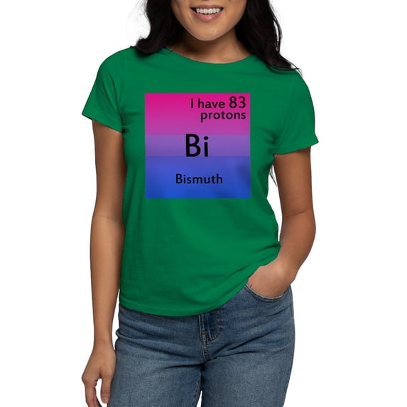 CafePress - Bismuth T Shirt - Women's Traditional Fit Dark T-Shirt