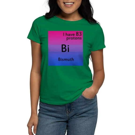 CafePress - Bismuth T Shirt - Women's Traditional Fit Dark T-Shirt