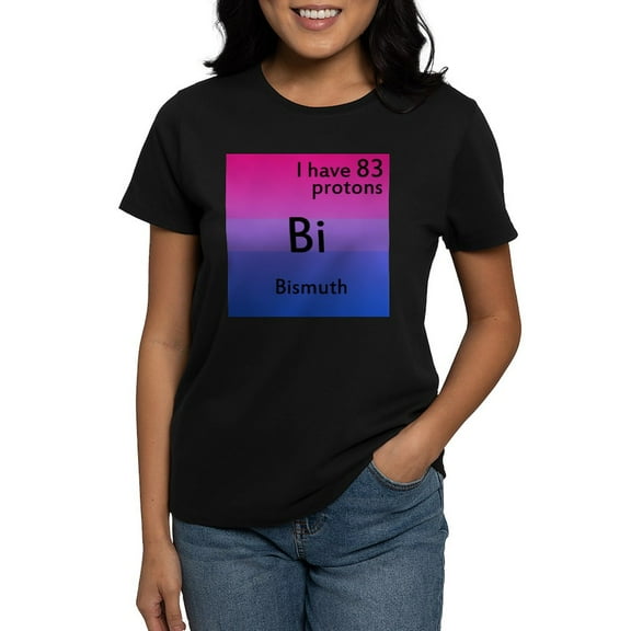 CafePress - Bismuth T Shirt - Women's Traditional Fit Dark T-Shirt