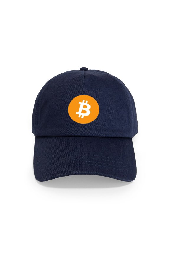 - Bitcoin Cap - Adjustable 100% Brushed Unisex Casual Cotton Baseball Cap, Beige, 1