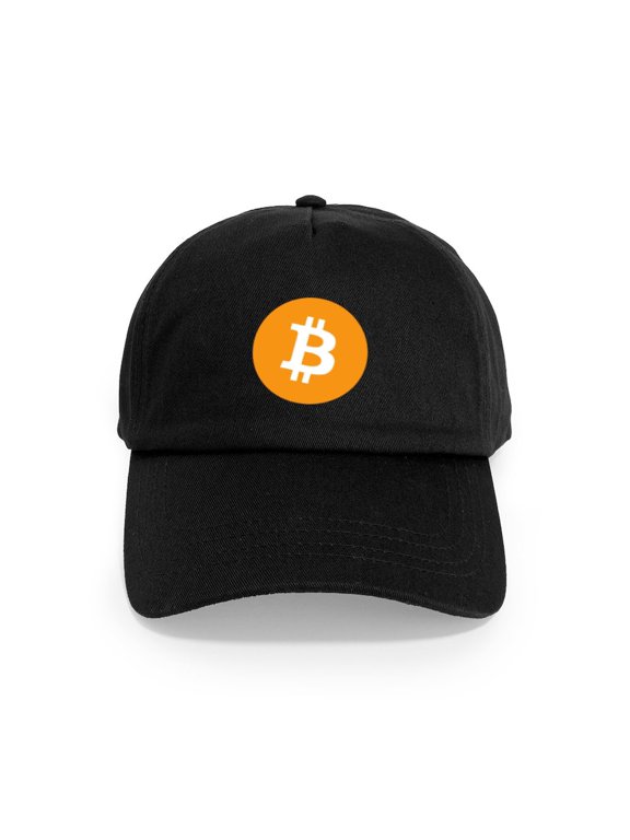 - Bitcoin Cap - Adjustable 100% Brushed Unisex Casual Cotton Baseball Cap, Beige, 1