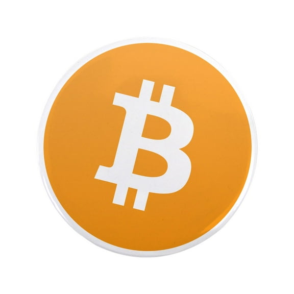 CafePress - Bitcoin Logo 3.5 Button - 3.5" Button