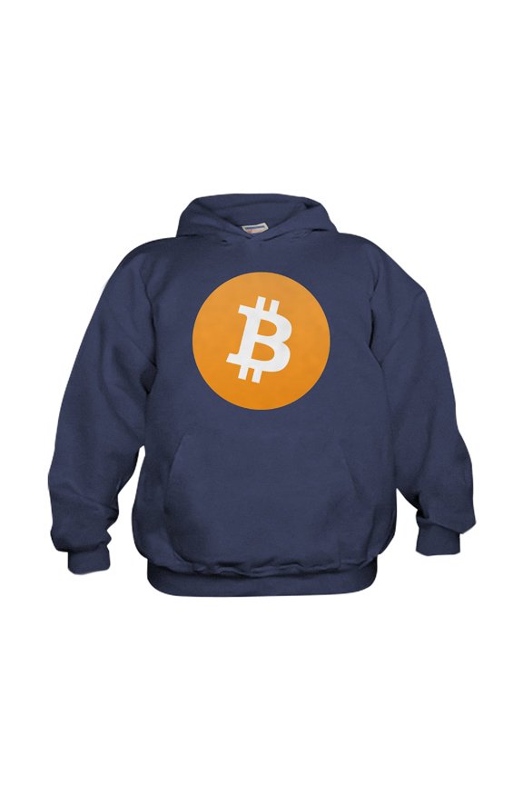 - Bitcoin Logo Hoodie - Kids Hooded Sweatshirt, Classic Hoodie