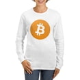 thumbnail image 1 of CafePress - Bitcoin Logo Long Sleeve T Shirt - Women's Long Sleeve Graphic Casual T-Shirt, 1 of 4