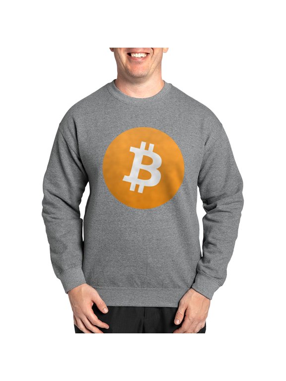 - Bitcoin Logo Sweatshirt - Crew Neck Sweatshirt