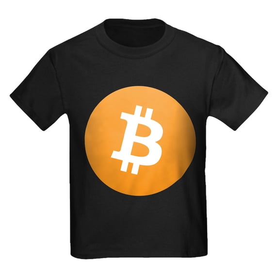 CafePress - Bitcoin Logo T Shirt - Dark T-Shirt Kids XS-XL