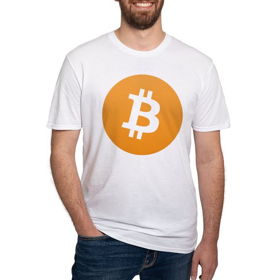 CafePress - Bitcoin Logo T Shirt - Fitted T-Shirt, Vintage Fit Soft Cotton Tee