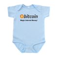 thumbnail image 1 of CafePress - Bitcoin: Magic Internet Money! Body Suit - Baby Light Bodysuit, Size Newborn - 24 Months, 1 of 4