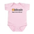 thumbnail image 1 of CafePress - Bitcoin: Magic Internet Money! Body Suit - Baby Light Bodysuit, Size Newborn - 24 Months, 1 of 4