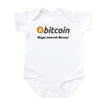 thumbnail image 1 of CafePress - Bitcoin: Magic Internet Money! Body Suit - Baby Light Bodysuit, Size Newborn - 24 Months, 1 of 4