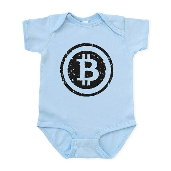 CafePress - Bitcoin5 Body Suit - Baby Light Bodysuit, Size Newborn - 24 Months