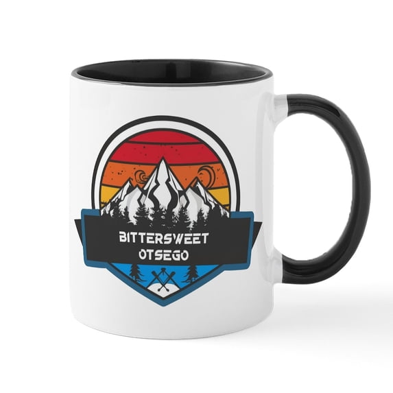 CafePress - Bittersweet Ski Resort Otsego Michigan Mugs - 11 oz Ceramic Mug - Novelty Coffee Tea Cup