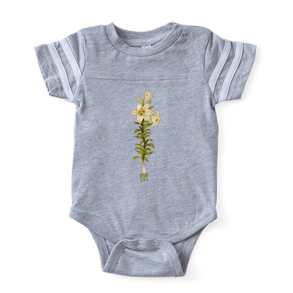 CafePress - Bl_Lily - Cute Infant Baby Football Bodysuit