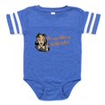 thumbnail image 1 of CafePress - Bl_Tattle Tale - Cute Infant Baby Football Bodysuit, 1 of 3