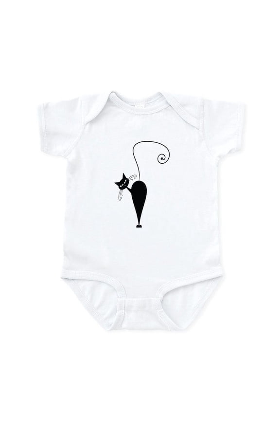 - Black Cat Infant Bodysuit - Baby Light Bodysuit, Size Newborn - 24 Months