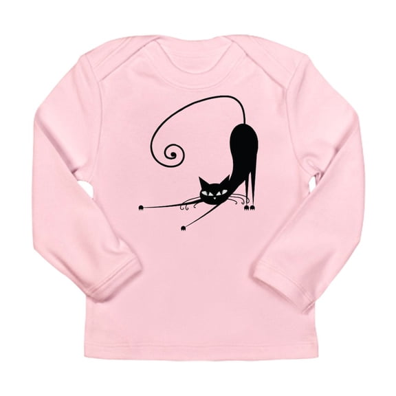CafePress - Black Cat Long Sleeve Infant T Shirt - Long Sleeve Infant T-Shirt