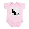 thumbnail image 1 of CafePress - Black Cat Silhouette Infant Creeper - Baby Light Bodysuit, Size Newborn - 24 Months, 1 of 4