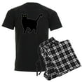 thumbnail image 1 of CafePress - Black Cat Silhouette Men's Dark Pajamas - Men's Dark Loose Fit Cotton Pajama Set, 1 of 7