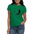 thumbnail image 1 of CafePress - Black Cat Women's Dark T Shirt - Women's Traditional Fit Dark T-Shirt, 1 of 4