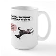 thumbnail image 1 of CafePress - Black Coffee Snoozin' Black Greyhound Large Mug - 15 oz Ceramic Large White Novelty Mug, 1 of 6