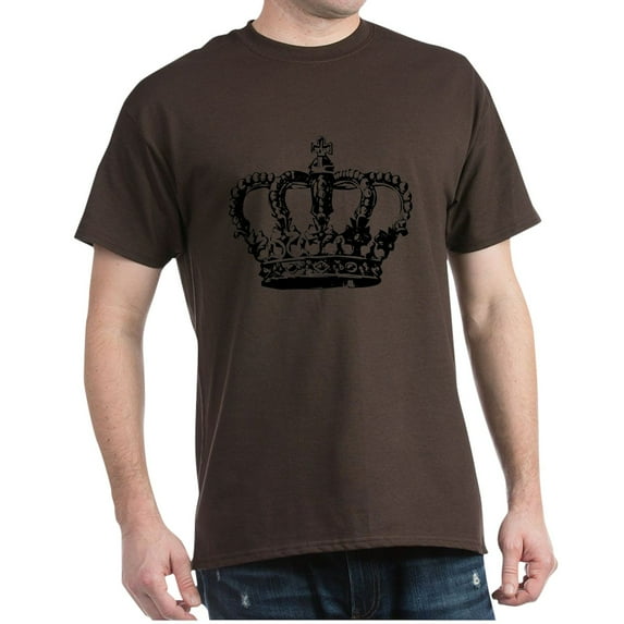 CafePress - Black Crown Dark T Shirt - Men's Classic Graphic Cotton T-Shirt