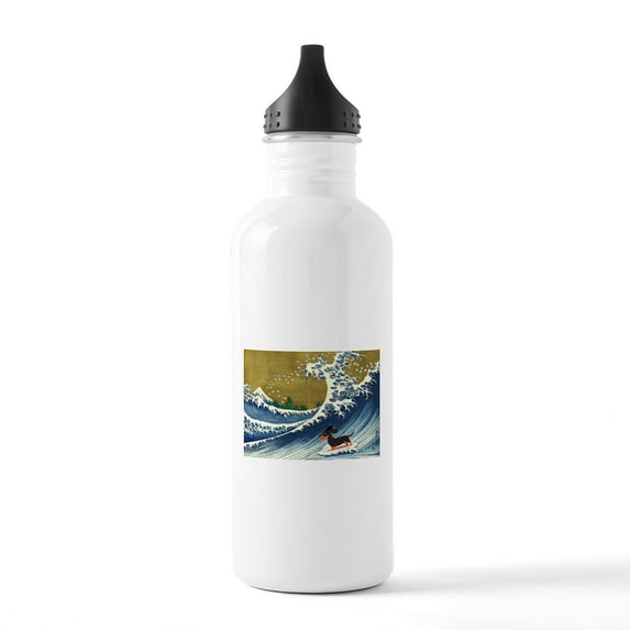 CafePress - Black Dachshund - Stainless Steel Water Bottle, Sports Bottle, 1.0L