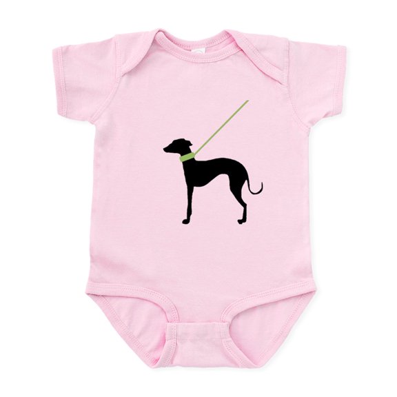 CafePress - Black Dog Infant Bodysuit - Baby Light Bodysuit, Size Newborn - 24 Months