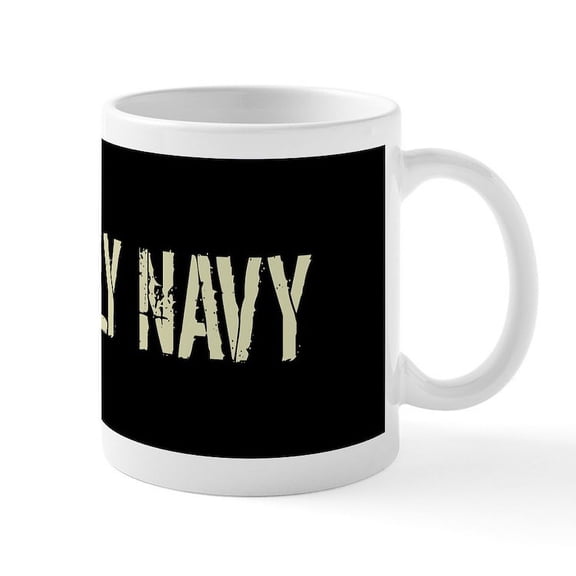 CafePress - Black Flag: Fly Navy Mug - 11 oz Ceramic Mug - Novelty Coffee Tea Cup