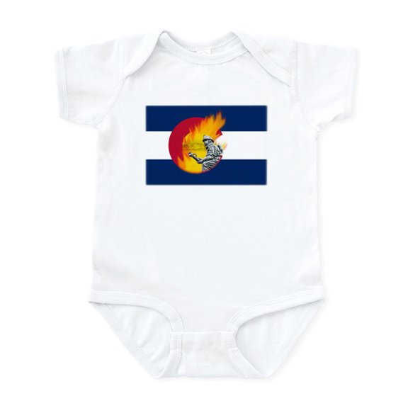 CafePress - Black Forest Fire, Colorado Springs Infant Bodysui - Baby Light Bodysuit, Size Newborn - 24 Months