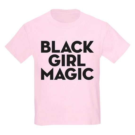 CafePress - Black Girl Magic Kids Light T Shirt - Light T-Shirt Kids XS-XL