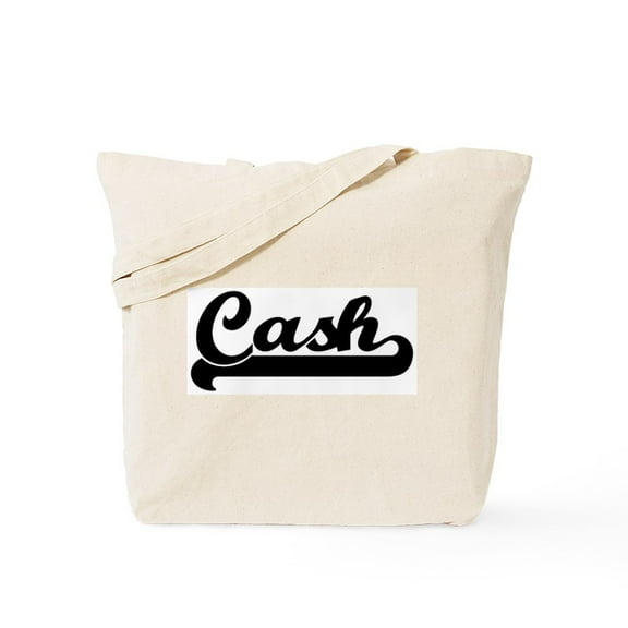 CafePress - Black Jersey: Cash Tote Bag - Unisex Canvas Tote Bag, Beige, 1-Piece