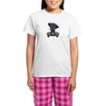 thumbnail image 1 of CafePress - Black Lab Hole Women's Light Pajamas - Women's Short Sleeve Print T-Shirt and Pants Light Cotton Pajama Set, 1 of 7