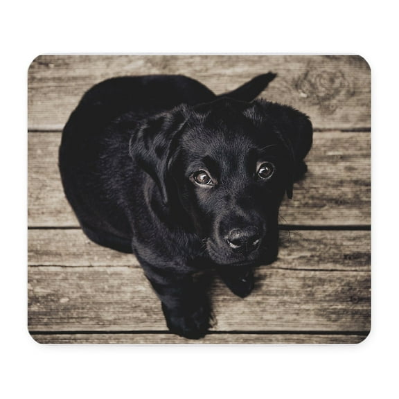 CafePress - Black Lab Puppy Mousepad - Non-slip Rubber Mousepad, Gaming Mouse Pad